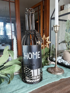 Wine Bottle Flameless Candle Holder by Sophie's Joy
