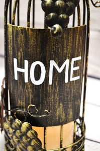 Wine Bottle Flameless Candle Holder by Sophie's Joy