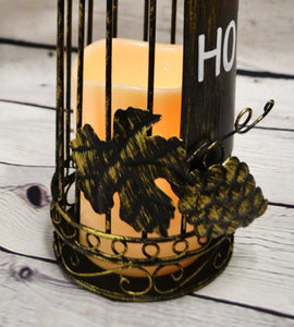 Wine Bottle Flameless Candle Holder by Sophie's Joy